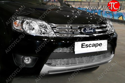 2 249 р. Декоративный элемент воздухозаборника Souz96 Ford Escape 2 (2008-2012)  с доставкой в г. Вологда