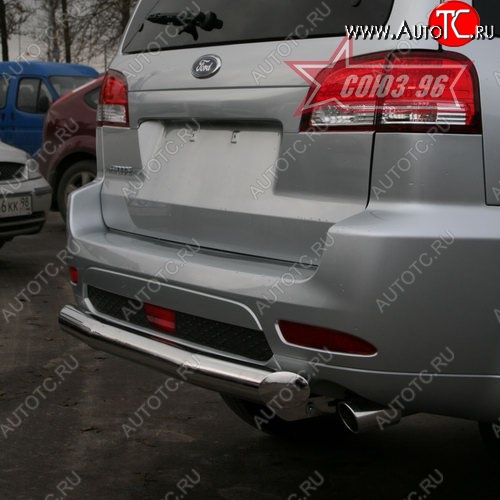 13 229 р. Защита заднего бампера Souz-96 (d76) Ford Escape 2 (2008-2012)  с доставкой в г. Вологда