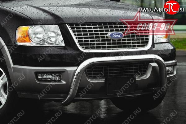 21 509 р. Защита переднего бампера Souz-96 (d76) Ford Expedition U222 (2002-2006)  с доставкой в г. Вологда