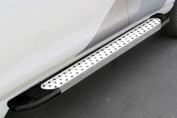 Порожки для ног (до 2018 г.) Standart Silver Ford Explorer U502 1-ый рестайлинг, 5 дв. (2015-2018)
