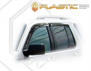 2 099 р. Дефлектора окон CA-Plastiс  Ford Explorer  U251 (2006-2010) 5 дв. (Classic полупрозрачный, Без хром.молдинга)  с доставкой в г. Вологда. Увеличить фотографию 1