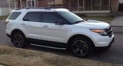 10 899 р. Пороги Original Design Ford Explorer U502 дорестайлинг (2010-2016)  с доставкой в г. Вологда. Увеличить фотографию 2