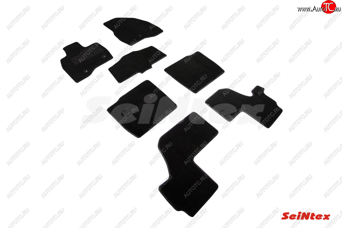 3 399 р. Текстильные коврики в салон V 15 (V3,5) SEINTEX LUX Ford Explorer U502 дорестайлинг (2010-2016)  с доставкой в г. Вологда