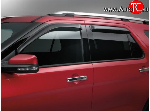 2 294 р. Дефлекторы окон (ветровики) Novline 4 шт Ford Explorer U251 5 дв. (2006-2010)  с доставкой в г. Вологда