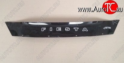 999 р. Дефлектор капота Russtal (короткий) Ford Fiesta 6 хэтчбэк 5 дв. рестайлинг (2012-2019)  с доставкой в г. Вологда