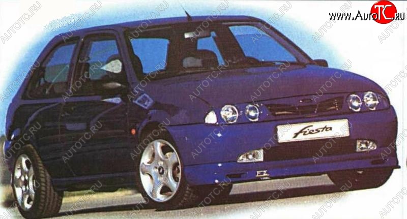 13 299 р. Накладка на передний бампер Kamei Ford Fiesta 4 хэтчбэк 5 дв. дорестайлинг (1995-1999)  с доставкой в г. Вологда