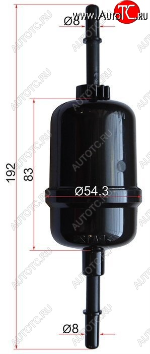 276 р. Топливный фильтр SAT  Ford Fiesta  5 (2001-2008), Ford Fusion  1 (2002-2012), Mazda Demio  2 DY (2002-2007)  с доставкой в г. Вологда
