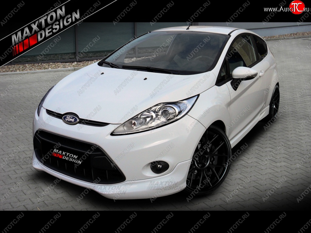 16 949 р. Пороги накладки Maxton Ford Fiesta 6 хэтчбэк 3 дв. дорестайлинг (2008-2013)  с доставкой в г. Вологда