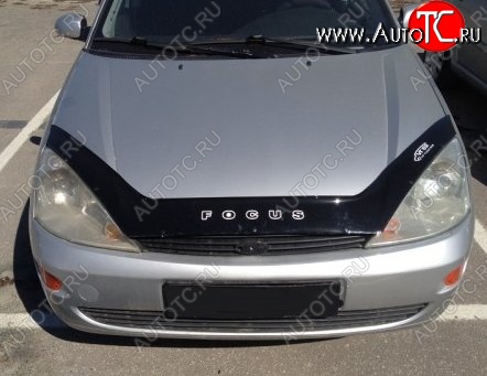 999 р. Дефлектор капота Russtal (длинный) Ford Focus 1 хэтчбэк 5 дв. дорестайлинг (1998-2002)  с доставкой в г. Вологда