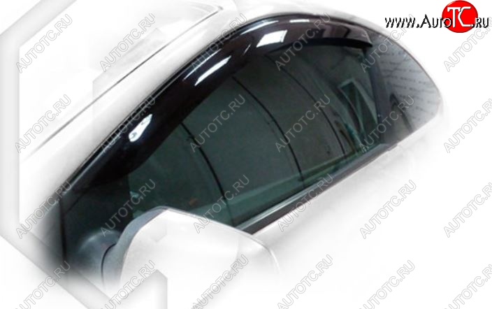 1 899 р. Дефлектора окон CA-Plastiс  Ford Focus  2 (2007-2011) хэтчбэк 3 дв. рестайлинг (Classic полупрозрачный, Без хром.молдинга)  с доставкой в г. Вологда