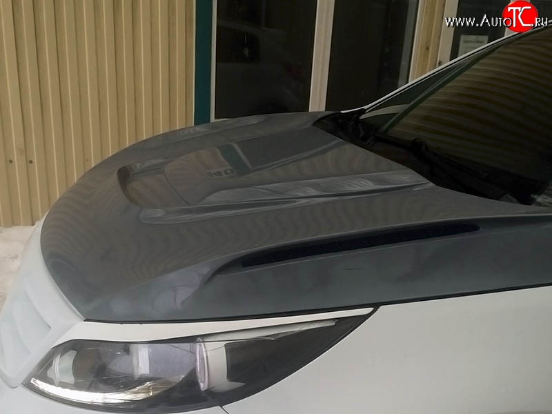 21 499 р. Пластиковый капот Exclusive Ford Focus 2 седан рестайлинг (2007-2011) (Неокрашенный)  с доставкой в г. Вологда