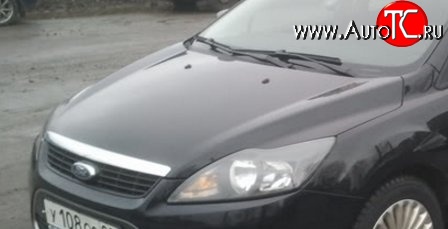 23 649 р. Капот cтандартный SIMYI  Ford Focus 2 хэтчбэк 3 дв. рестайлинг (2007-2011) (неокрашенный)  с доставкой в г. Вологда