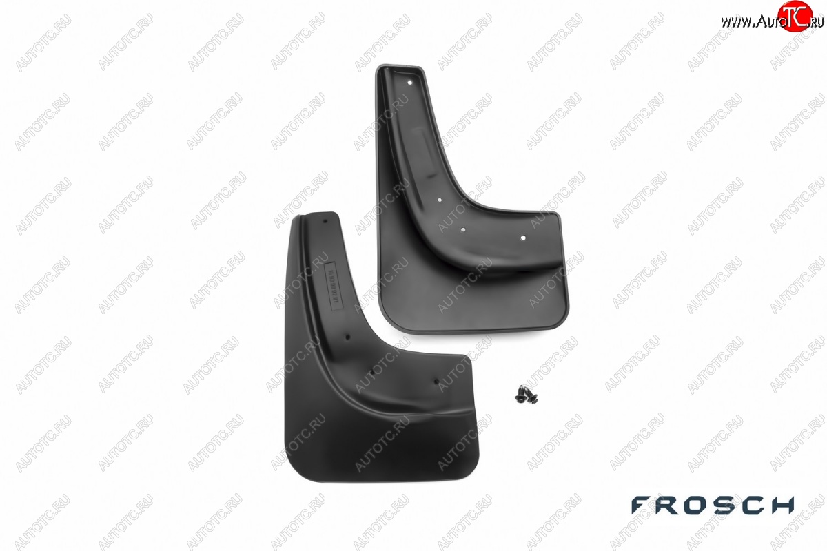 4 799 р. Брызговики задние Frosch Ford Focus 2 хэтчбэк 3 дв. рестайлинг (2007-2011) (Задние)  с доставкой в г. Вологда