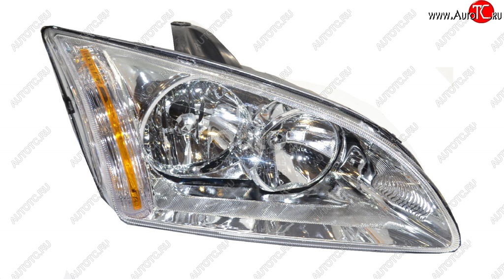 2 499 р. Фара BRIGHTROAD (под эл. корректор, хром, правая) Ford Focus 2  седан дорестайлинг (2004-2008)  с доставкой в г. Вологда