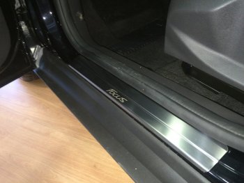 2 199 р. Накладки порожков салона INOX Ford Focus 3 универсал дорестайлинг (2010-2015) (Нержавеющая сталь)  с доставкой в г. Вологда. Увеличить фотографию 3