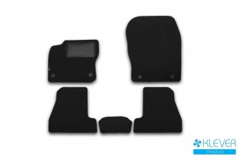 Коврики в салон Klever Premium (текстиль) Ford Focus 3 седан дорестайлинг (2011-2015) (Черный)