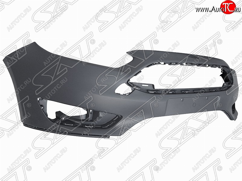 3 289 р. Передний бампер SAT Ford Focus 3 универсал рестайлинг (2014-2019) (Неокрашенный)  с доставкой в г. Вологда