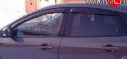 Комплект дефлекторов окон (ветровиков) 4 шт. Russtal Ford Focus 3 седан рестайлинг (2014-2019)