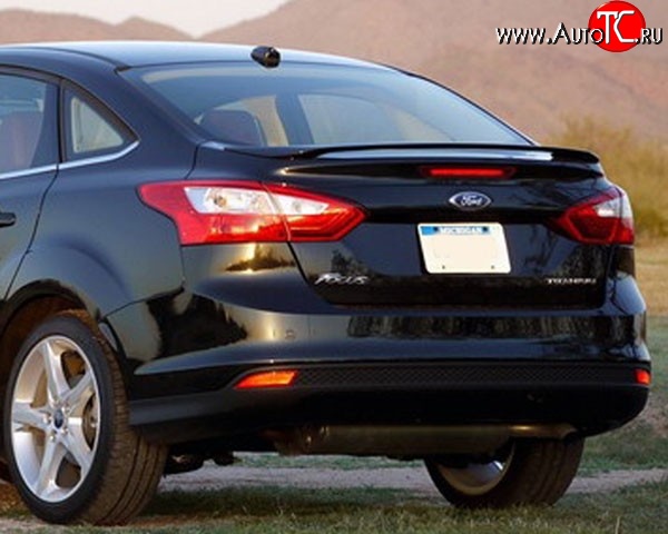 3 799 р. Спойлер M-VRS Ford Focus 3 седан дорестайлинг (2011-2015) (Неокрашенный)  с доставкой в г. Вологда