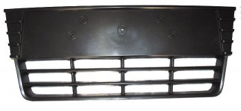 Решетка в бампер SAT (центральная) Ford Focus 3 хэтчбэк дорестайлинг (2010-2015) (Черная)