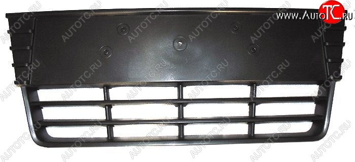 839 р. Решетка в бампер SAT (центральная) Ford Focus 3 хэтчбэк дорестайлинг (2010-2015) (Черная)  с доставкой в г. Вологда