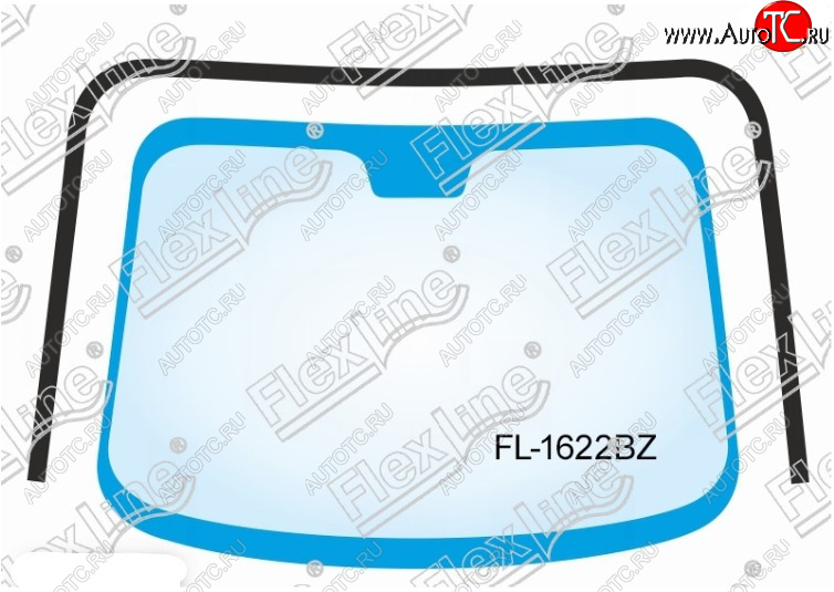1 599 р. Молдинг лобового стекла FlexLine  Ford Fusion  1 (2002-2012) хэтчбэк дорестайлинг,  рестайлинг, хэтчбэк  с доставкой в г. Вологда