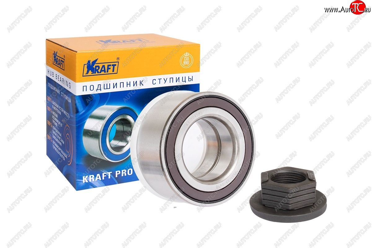 2 599 р. Подшипник передней ступицы KRAFT (с ABS) Ford Fusion 1 хэтчбэк дорестайлинг (2002-2005)  с доставкой в г. Вологда