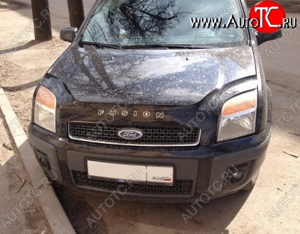 999 р. Дефлектор капота Russtal Ford Fusion 1 хэтчбэк дорестайлинг (2002-2005)  с доставкой в г. Вологда