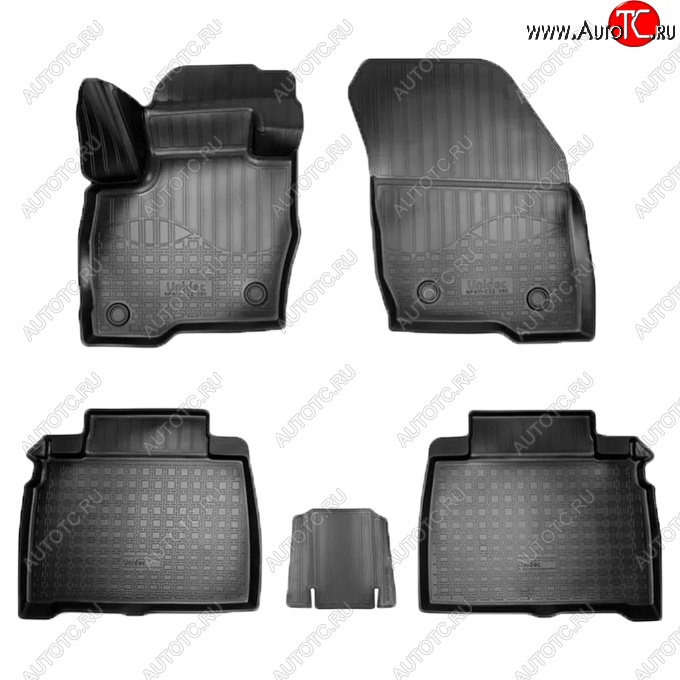 2 259 р. Коврики салонные Noplast (3D) Ford Galaxy CK,CD390 дорестайлинг (2014-2019) (Черные)  с доставкой в г. Вологда