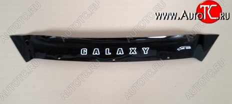 999 р. Дефлектор капота Russtal (короткий) Ford Galaxy 2 рестайлинг (2010-2015)  с доставкой в г. Вологда