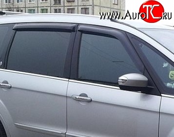 999 р. Комплект дефлекторов окон (ветровиков) 4 шт. Russtal Ford Galaxy 2 дорестайлинг (2006-2010)  с доставкой в г. Вологда