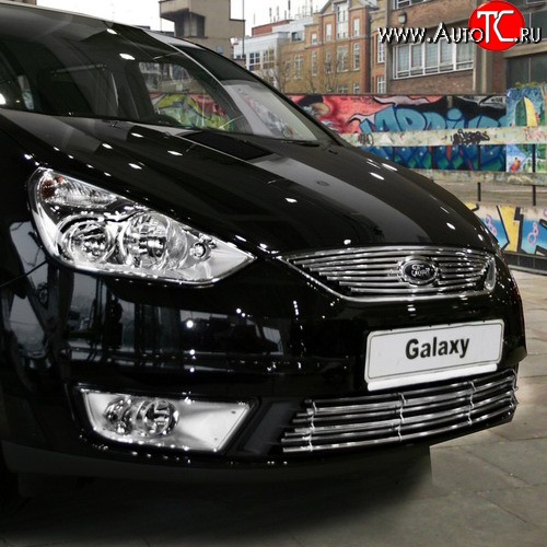 3 914 р. Декоративная вставка решетки радиатора Novline Ford Galaxy 2 дорестайлинг (2006-2010)  с доставкой в г. Вологда