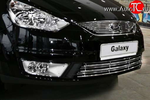 4 094 р. Декоративная вставка воздухозаборника Novline Ford Galaxy 2 дорестайлинг (2006-2010)  с доставкой в г. Вологда