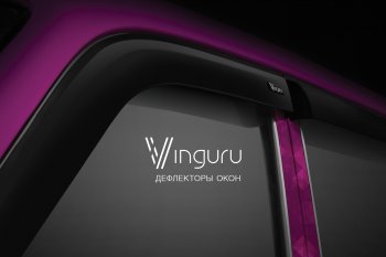 1 899 р. Дефлекторы окон Vinguru Ford Kuga 2 дорестайлинг (2013-2016)  с доставкой в г. Вологда. Увеличить фотографию 2