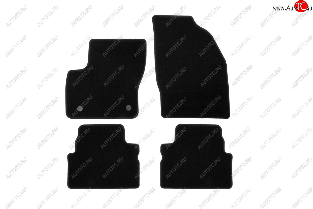 299 р. Текстильные коврики салона Klever Standart АКПП Ford Kuga 1 (2008-2013)  с доставкой в г. Вологда