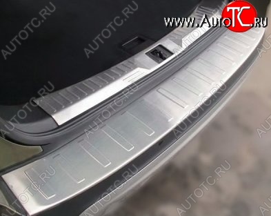 5 949 р. Защитная накладка на задний бампер СТ Ford Kuga 2 дорестайлинг (2013-2016)  с доставкой в г. Вологда