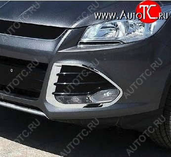 4 199 р. Накладки на передние воздуховоды СТ Ford Kuga 2 дорестайлинг (2013-2016)  с доставкой в г. Вологда