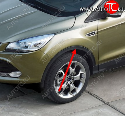154 р. Молдинг передней левой арки крыла под датчик INPART  Ford Kuga  2 (2013-2019) дорестайлинг, рестайлинг  с доставкой в г. Вологда