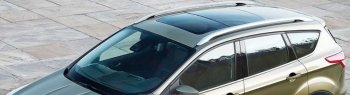 7 349 р. Рейлинги WINBO Ford Kuga 2 дорестайлинг (2013-2016) (Серебристые)  с доставкой в г. Вологда. Увеличить фотографию 2
