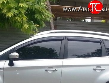 999 р. Комплект дефлекторов окон (ветровиков) 4 шт. Russtal Ford Kuga 1 (2008-2013)  с доставкой в г. Вологда