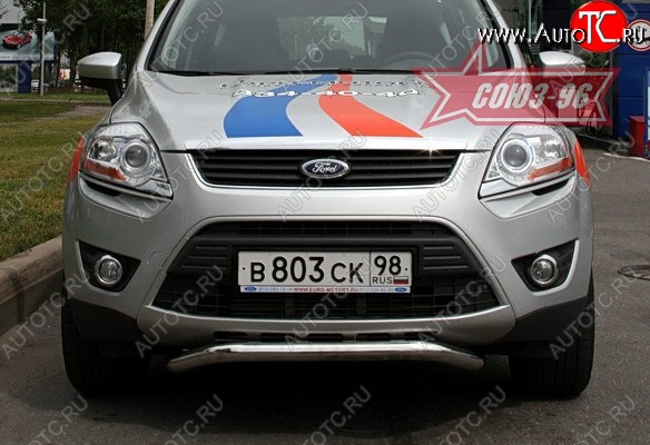10 799 р. Защита переднего бампера одинарная Souz-96 (d60). Ford Kuga 1 (2008-2013)  с доставкой в г. Вологда