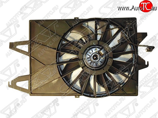 10 199 р. Диффузор радиатора в сборе SAT (1.8 / 2.0) Ford Mondeo Mk3,B4Y дорестайлинг, седан (2000-2003)  с доставкой в г. Вологда