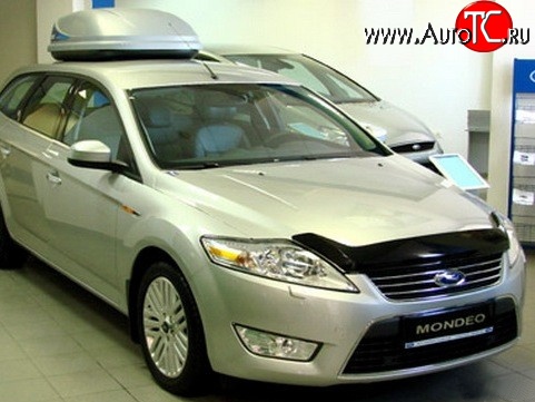 4 599 р. Дефлектор капота NovLine Ford Mondeo Mk4,BD дорестайлинг, седан (2007-2010)  с доставкой в г. Вологда
