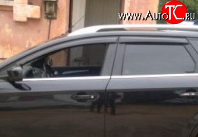 999 р. Комплект дефлекторов окон (ветровиков) 4 шт. (универсал) Russtal Ford Mondeo Mk4,BD дорестайлинг, седан (2007-2010)  с доставкой в г. Вологда