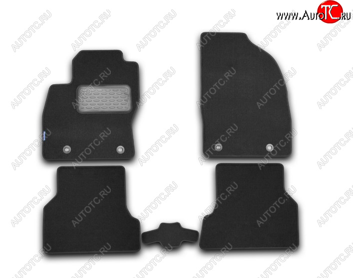 836 р. Текстильные коврики салона Element Ford Ranger RapCab дорестайлинг (2011-2016)  с доставкой в г. Вологда