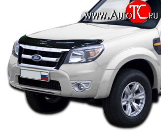 4 599 р. Дефлектор капота NovLine Ford Ranger DoubleCab дорестайлинг (2011-2016)  с доставкой в г. Вологда