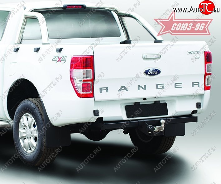 8 594 р. Фаркоп Souz-96 Ford Ranger DoubleCab дорестайлинг (2011-2016)  с доставкой в г. Вологда