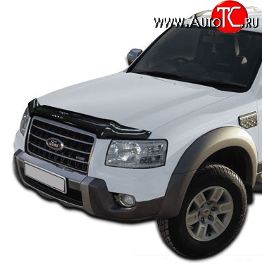 2 799 р. Дефлектор капота NovLine Ford Ranger дорестайлинг (2006-2009)  с доставкой в г. Вологда