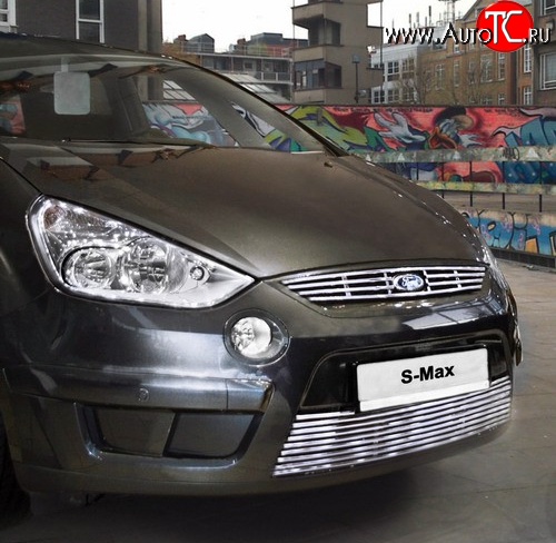 4 859 р. Декоративная вставка воздухозаборника Novline Ford S-Max 1 дорестайлинг (2006-2010)  с доставкой в г. Вологда