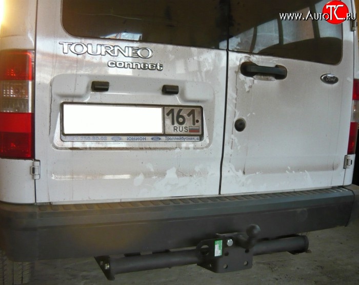 8 999 р. Фаркоп Лидер Плюс (до 1200 кг) Ford Tourneo Connect дорестайлинг (2002-2007) (Без электропакета)  с доставкой в г. Вологда